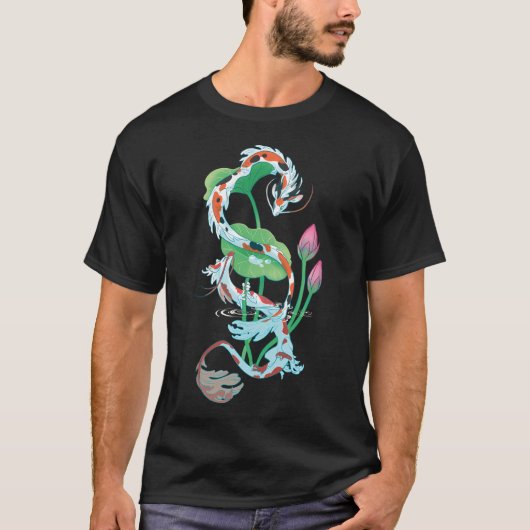 鯉ドラゴン コンパニオン Tシャツ (正面)