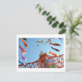 鯉幟（鯉幟）東京タワー葉書 ポストカード (スタンド正面)