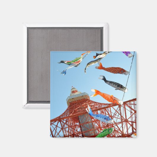 鯉幟(鯉幟)東京タワー マグネット (正面/裏面)