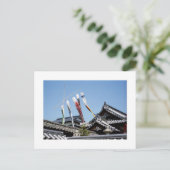 鯉日本ののぼり葉書 ポストカード (スタンド正面)