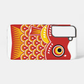 鯉日本ののぼり SAMSUNG GALAXYケース (裏面横)