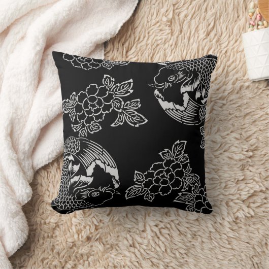 鯉日本の刺青 クッション (ブランケット)