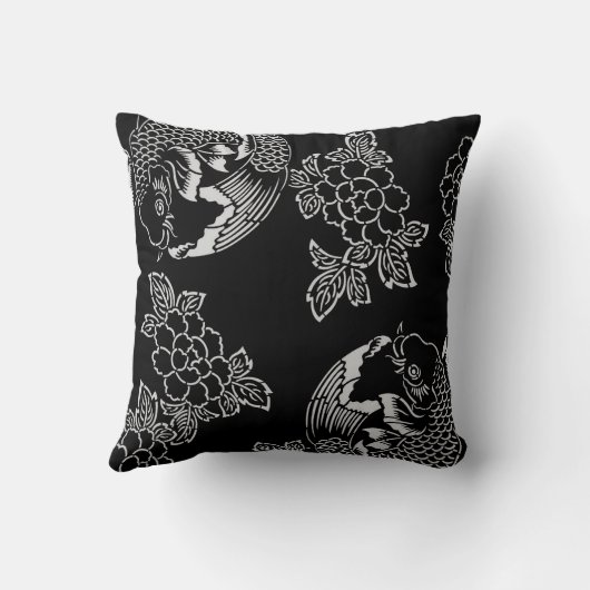 鯉日本の刺青 クッション (裏面)