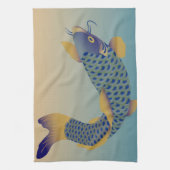 鯉日本の模様 キッチンタオル (縦)