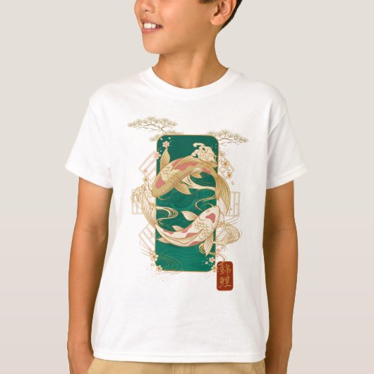 鯉昇天 Tシャツ (正面)