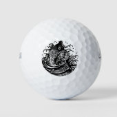 鯉水型ゴルフボール ゴルフボール (正面)