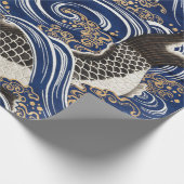 鯉波日本のスタイル包み紙 ラッピングペーパー (角)