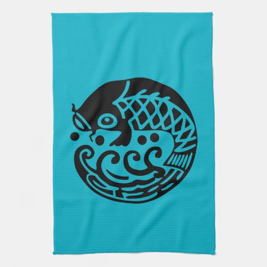 鯉波 キッチンタオル (縦)