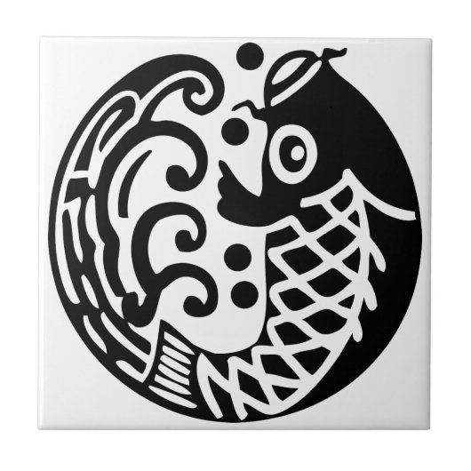 鯉波 タイル (正面)