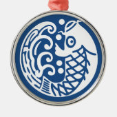 鯉波 メタルオーナメント (正面)