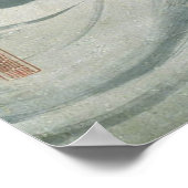 鯉魚図,若冲カープ(コイ)若冲,日本美術 ポスター (角)