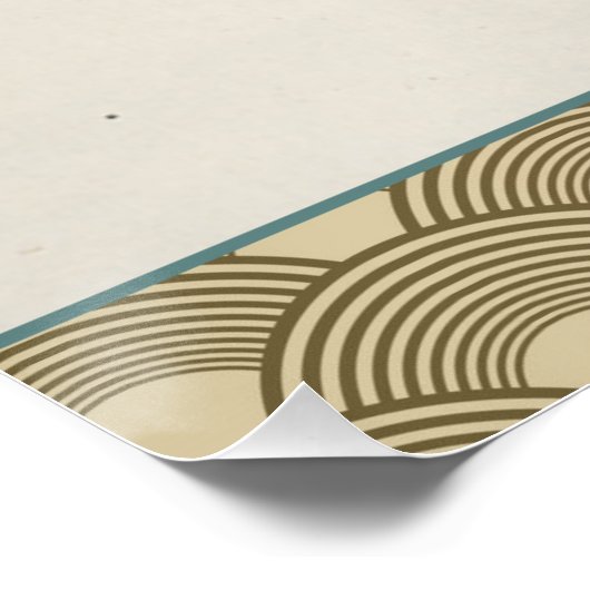 鯉魚魚釣り絵画の淡水 ポスター (コーナー)