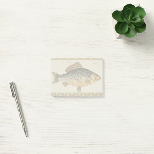 鯉魚魚釣り絵画の淡水 ポストイット (オフィス)