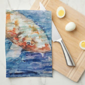 鯉 キッチンタオル (四つ折り)