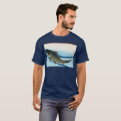 鯉,広重カープ,広重,浮世絵 Tシャツ (正面フル)
