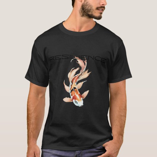 鯉, 強靭な精神 Tシャツ (正面)