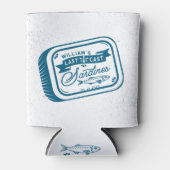 鯖釣り独身最後の旅 ヴィンテージ 海事 缶クーラー (正面)