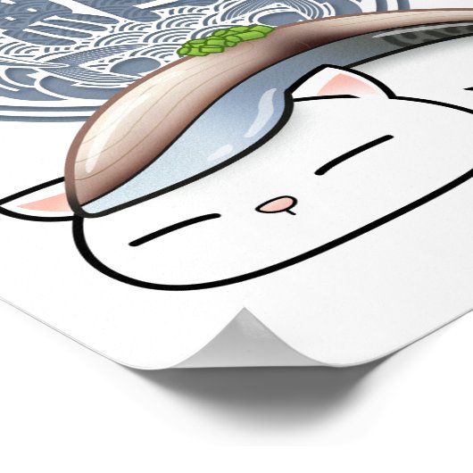鯖鯖寿司ねこ ポスター (角)