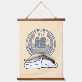 鯖鯖寿司ねこ 吊り下げ型タペストリー