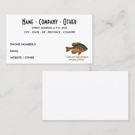 鯛の漁師 名刺 (正面/裏面)