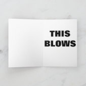 鯨おもしろい誕生日漫画 カード (内部)