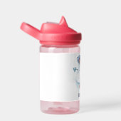 鯨お洒落と魚の子供 ウォーターボトル (右面)