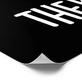 鯨がある所に波の暗いBG ポスター (角)