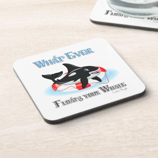 鯨が浮くもの2 コースター (左側)