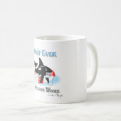 鯨が浮くもの2 コーヒーマグカップ (正面右)