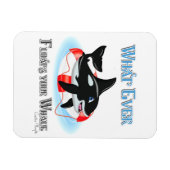 鯨が浮くもの2 マグネット (横)