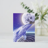 鯨と月 ポストカード (スタンド正面)