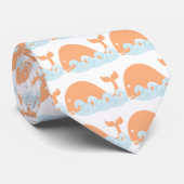 鯨と波 ネクタイ (ロール)