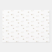 鯨と虹のラッピング紙シート – 3セット ラッピングペーパーシート (正面2)