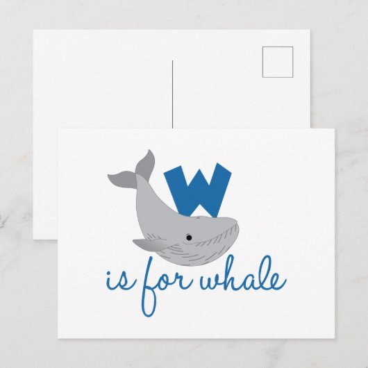 鯨に対する礼儀 ポストカード (正面/裏面)