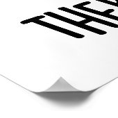 鯨のあるところ波の生おもしろい物 ポスター (角)