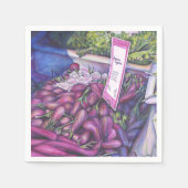 鯨のスープによく泡立てる スタンダードカクテルナプキン (正面)