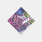 鯨のスープによく泡立てる スタンダードカクテルナプキン (角)