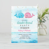 鯨の性別の明示パーティの招待状 招待状 (スタンド正面)