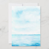 鯨の性別の明示パーティの招待状 招待状 (裏面)