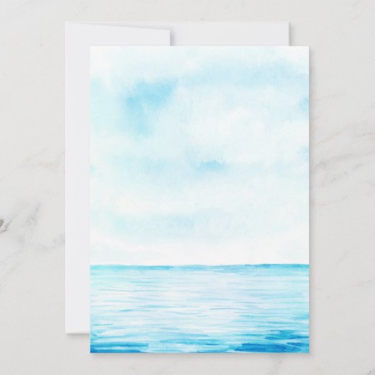 鯨の性別の明示パーティの招待状 招待状 (裏面)