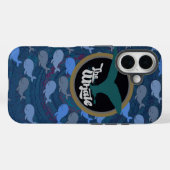 鯨の模様素晴らし。 Case-Mate iPhoneケース (裏面 (横))