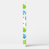 鯨の模様、かわいいクジラ、あなたの名前 Case-Mate iPhoneケース (裏面 / 右)