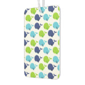 鯨の模様、かわいいクジラ、海獣 カーエアーフレッシュナー (左)