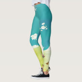 鯨の王子ホエールウォッチングレギンス レギンス (左)