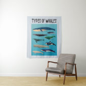 鯨の種類海哺乳類 タペストリー (インサイチュ)