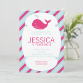 鯨の誕生日招待状 招待状 (スタンド正面)