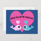 鯨は私のバレンタインか？ シーズンポストカード (正面/裏面)