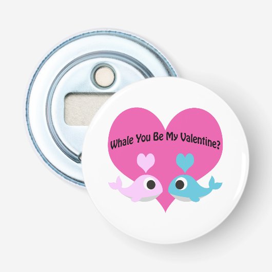 鯨は私のバレンタインか？ 栓抜き (正面)