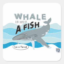 鯨は魚ではない スクエアシール