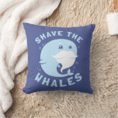 鯨を削る クッション (ブランケット)